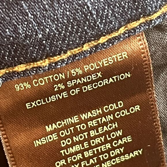 Kut From the Kloth Farrah Baby Bootcut Stretch Dark Denim Womens Size 6, 31x31 - Picture 8 of 11